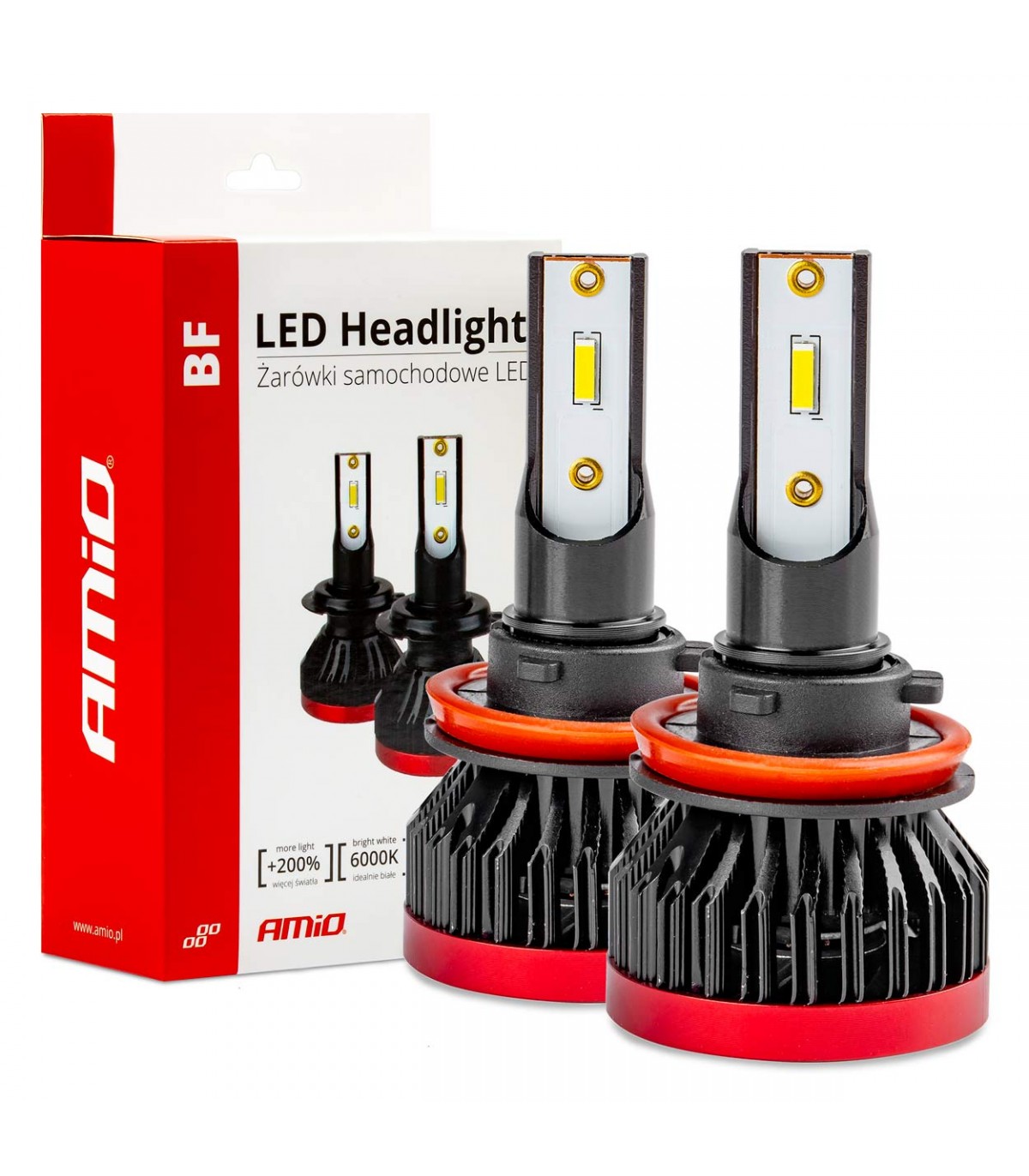 AMIO LED-Hauptbeleuchtungslampen H8/H9/H11 BF-Serie